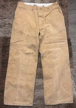 70’s Vintage RedHead Bone-Dry Waxed Canvas Hunting Pants L38 W32
